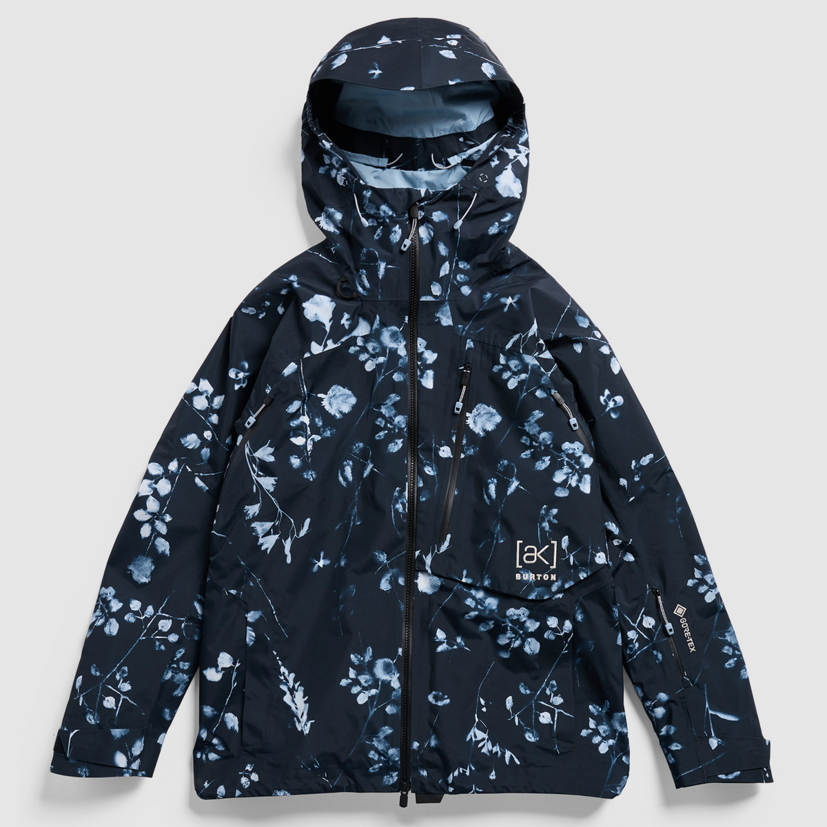 BURTON jacka W AK Gore Cyclc JKT cyanotyp blommig