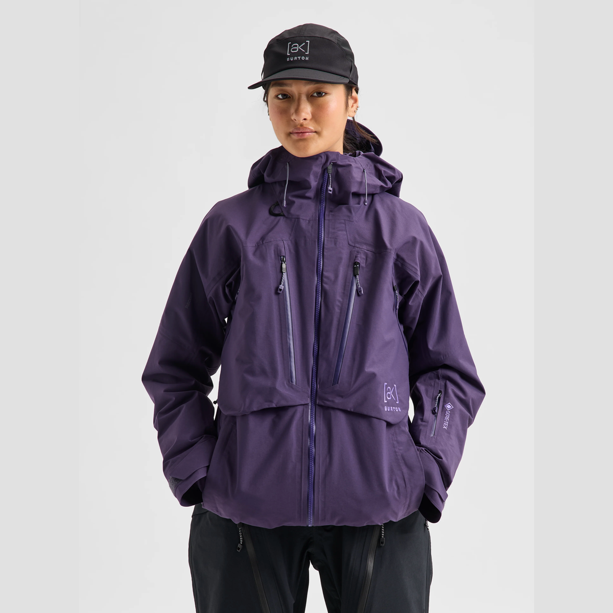 BURTON jacka W AK Gore Swash Ins mörklila