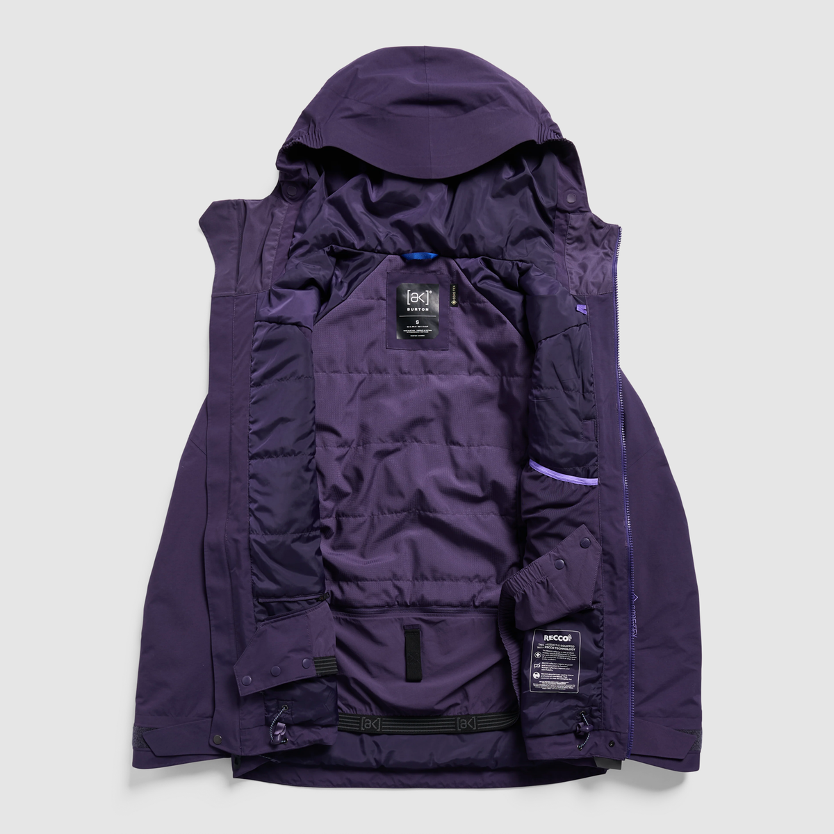 BURTON jacka W AK Gore Swash Ins mörklila