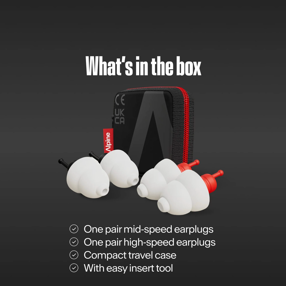 ALPINE Motosafe öronproppar Tour/Sport