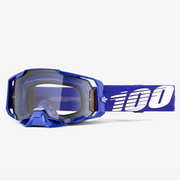 100% goggles Armega Klein-blå med klar lins