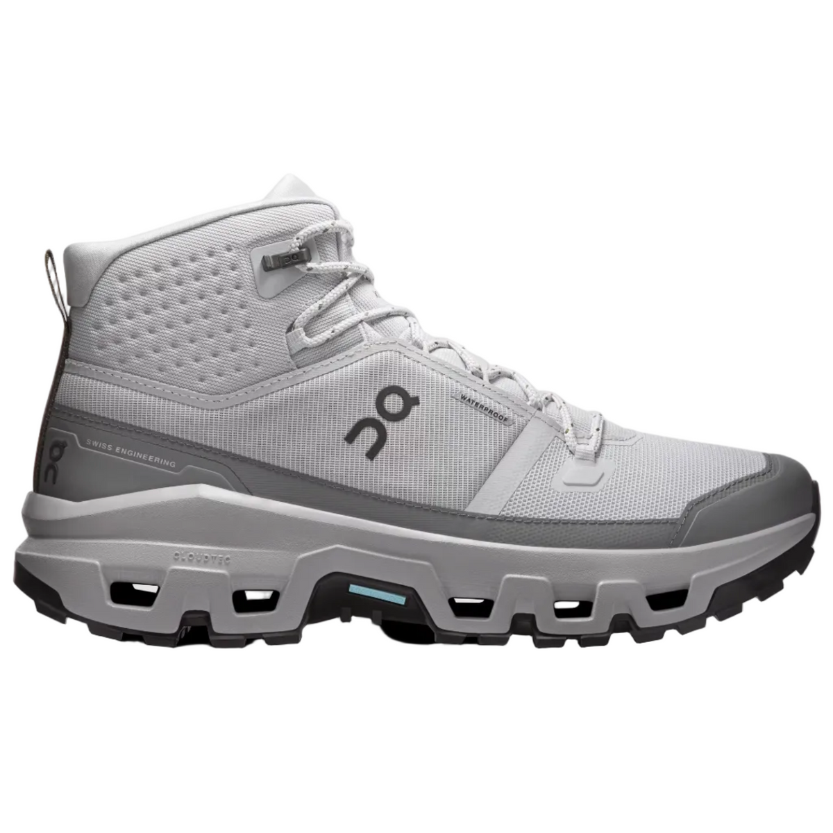 ON shoes Cloudrock Mid WP glacier/alloy
