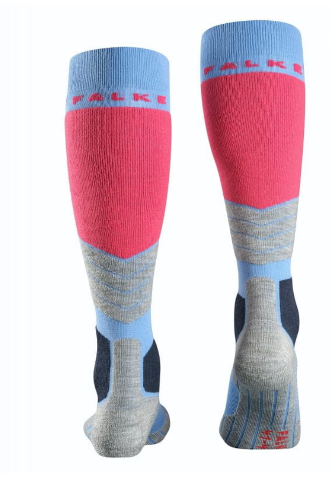 FALKE SK2 Women light blue/pink kojinės