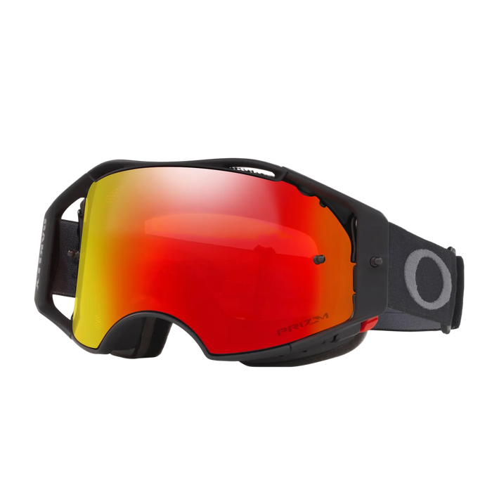 OAKLEY MX-glasögon Airbrake MTB svart/pistolmetallic med Prizm Trail Torch