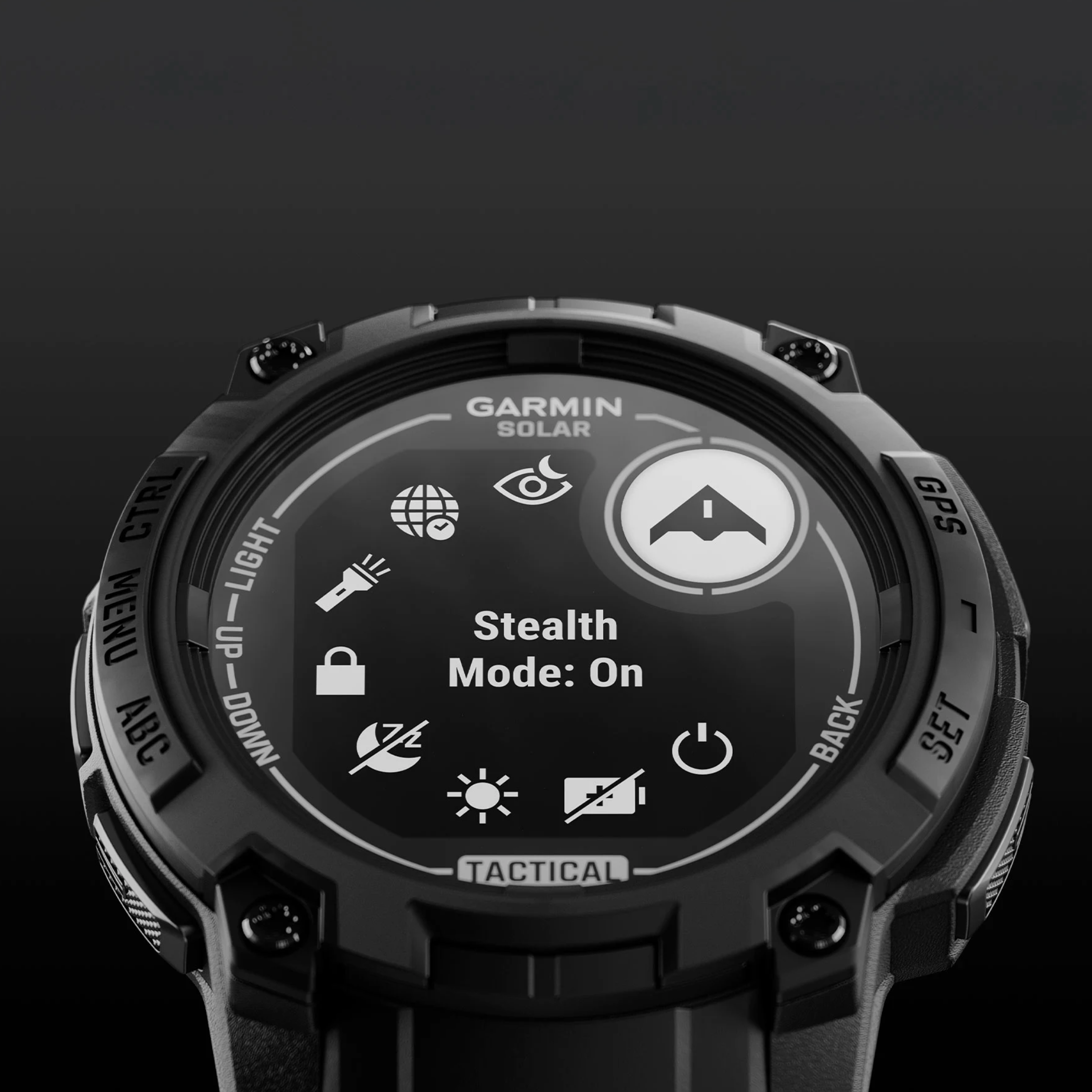 GARMIN Instinct 3 Tactical Solar 45mm black