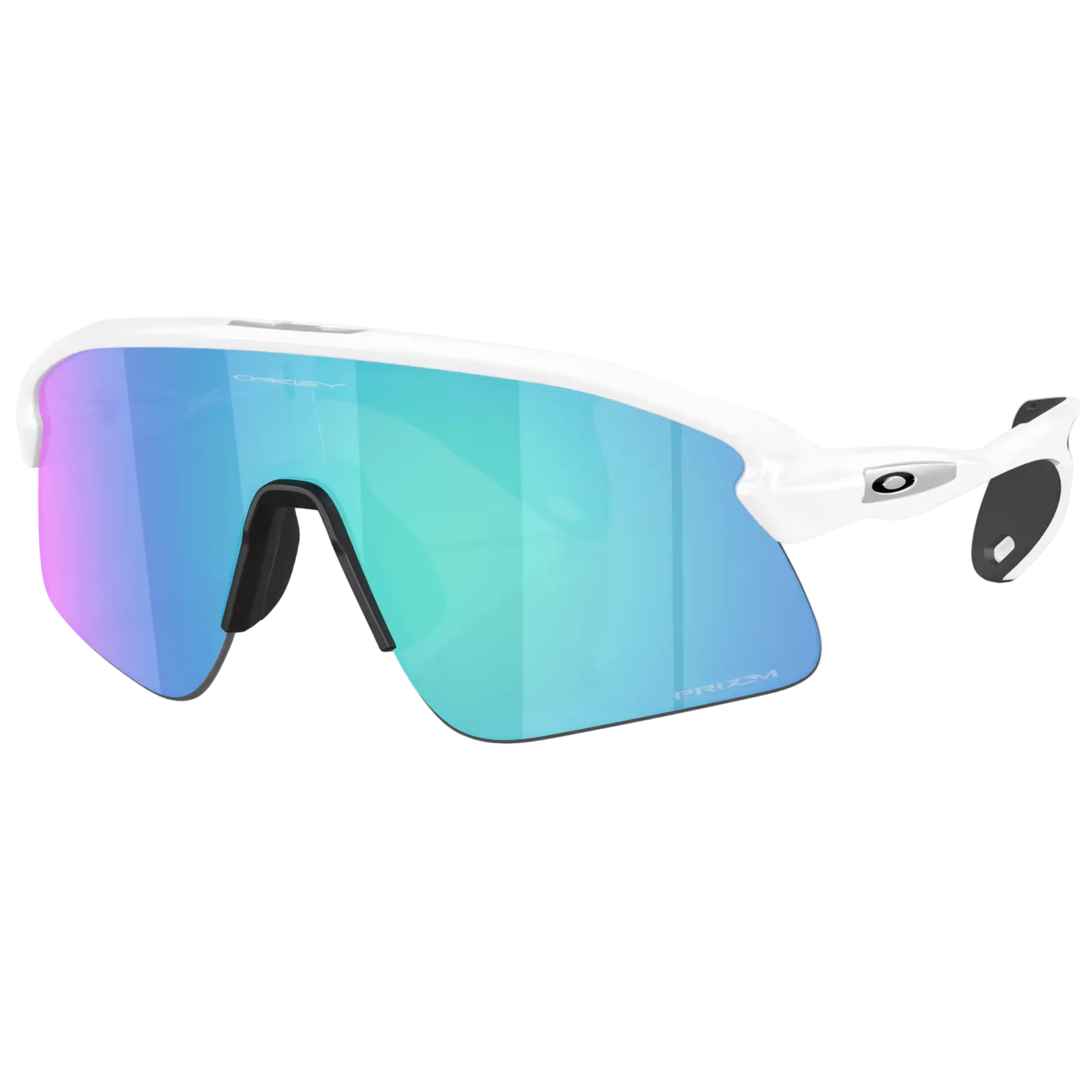OAKLEY Stunt Devil matt vit med Prizm Sapphire solglasögon