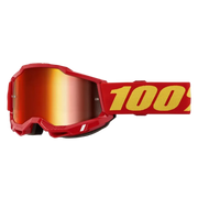 100% goggles Accuri 2 JR röd med spegelröd lins