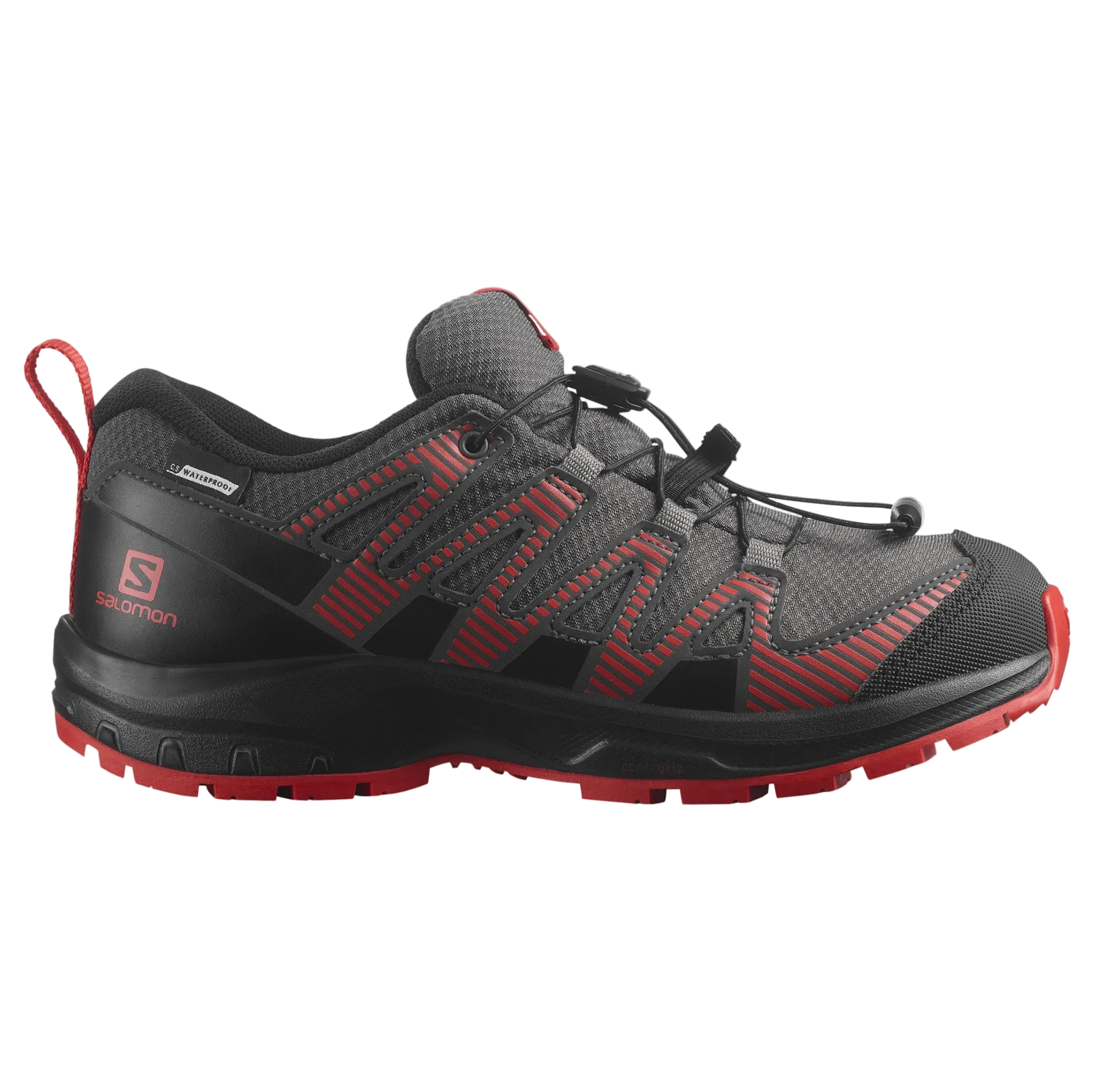 SALOMON XA Pro V8 CSWP K black/grey/red skor