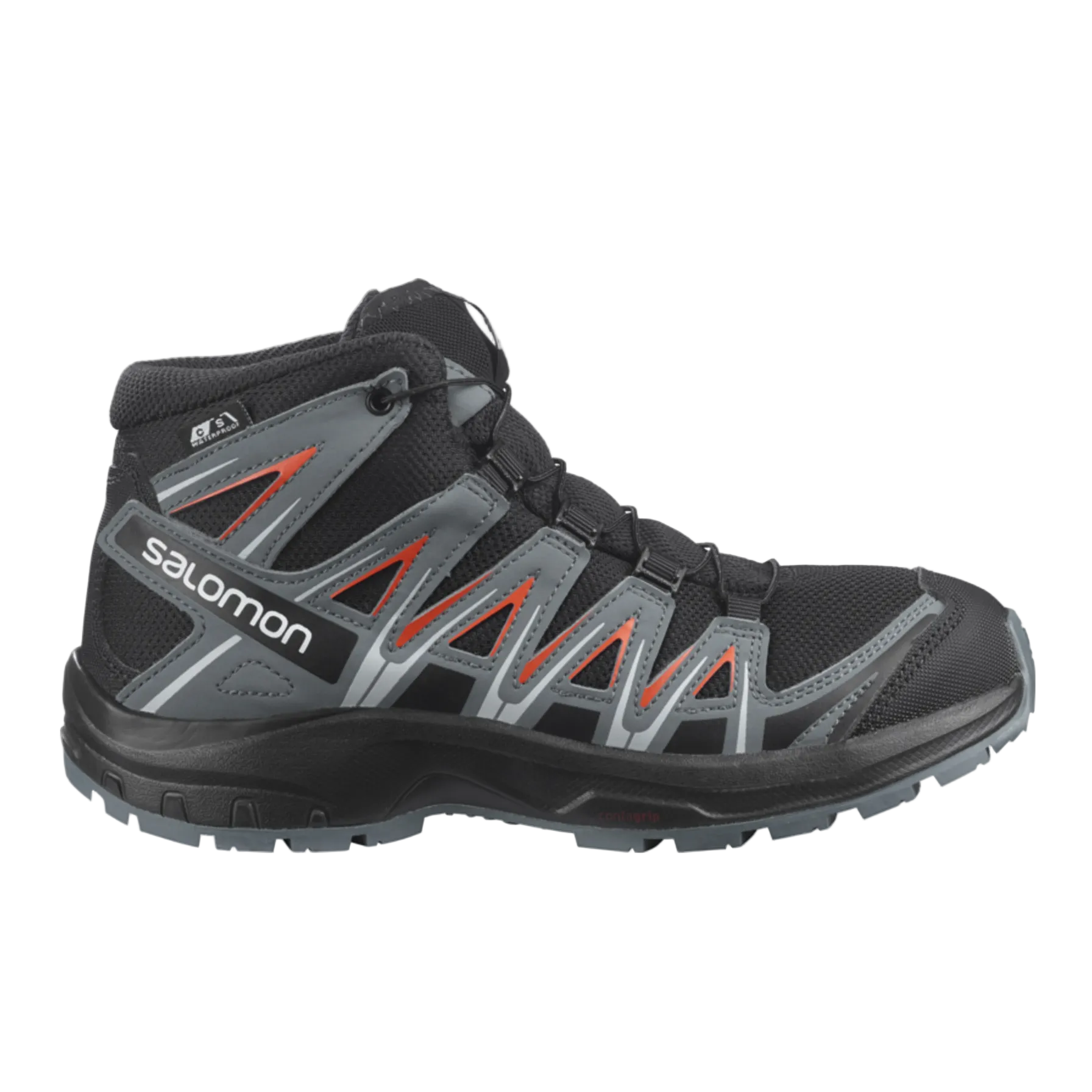 SALOMON Upholstery XA Pro 3D Mid CSWP J svart/grå/orange