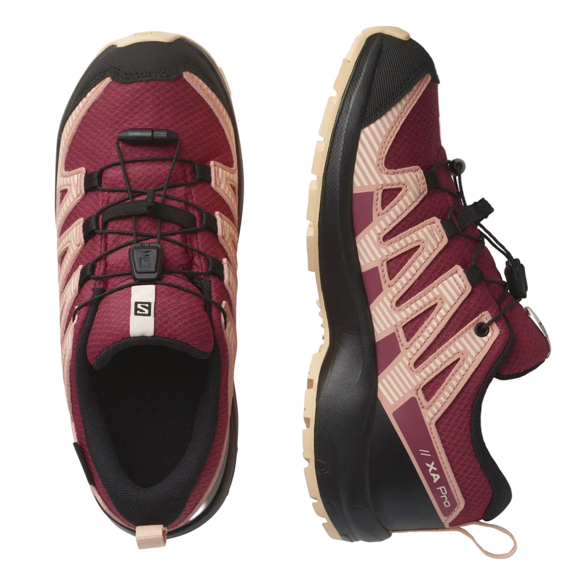 SALOMON XA Pro V8 CSWP K black/peach/red skor