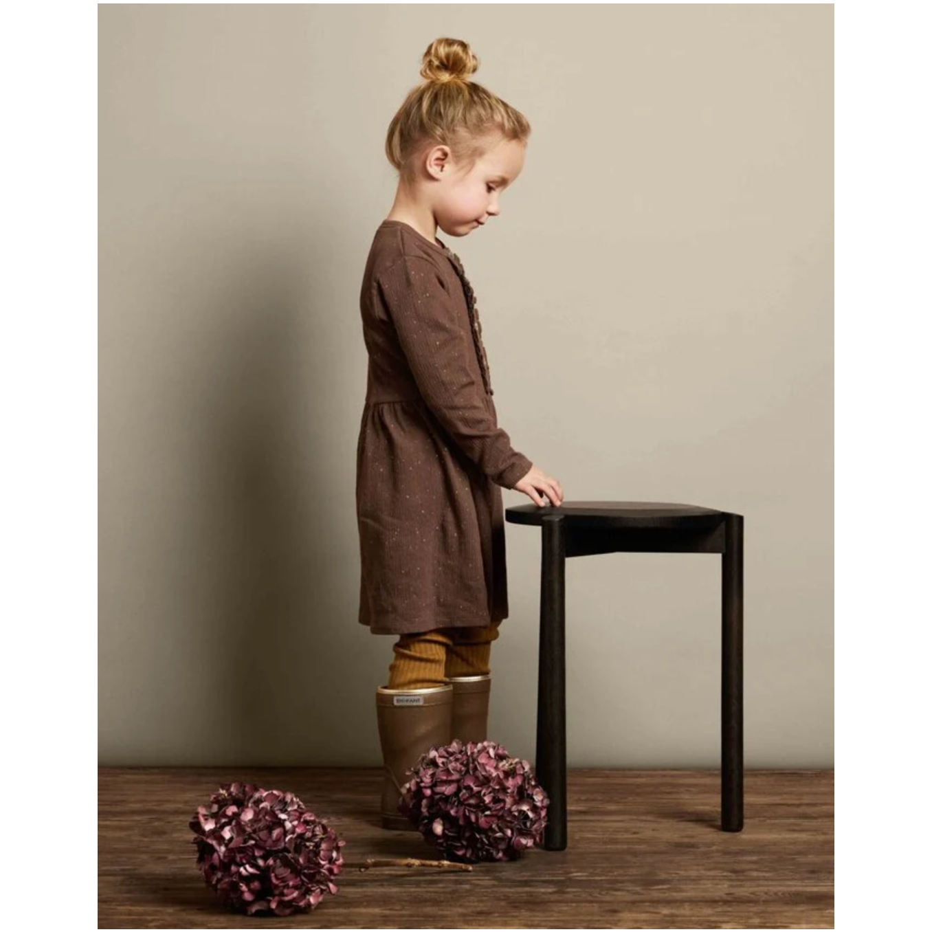 EN FANT zābaki Thermo Boots glitter brown