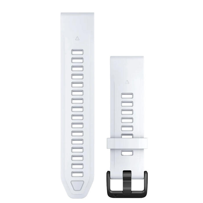 GARMIN klockarmband Quickfit 20mm silikon whitestone