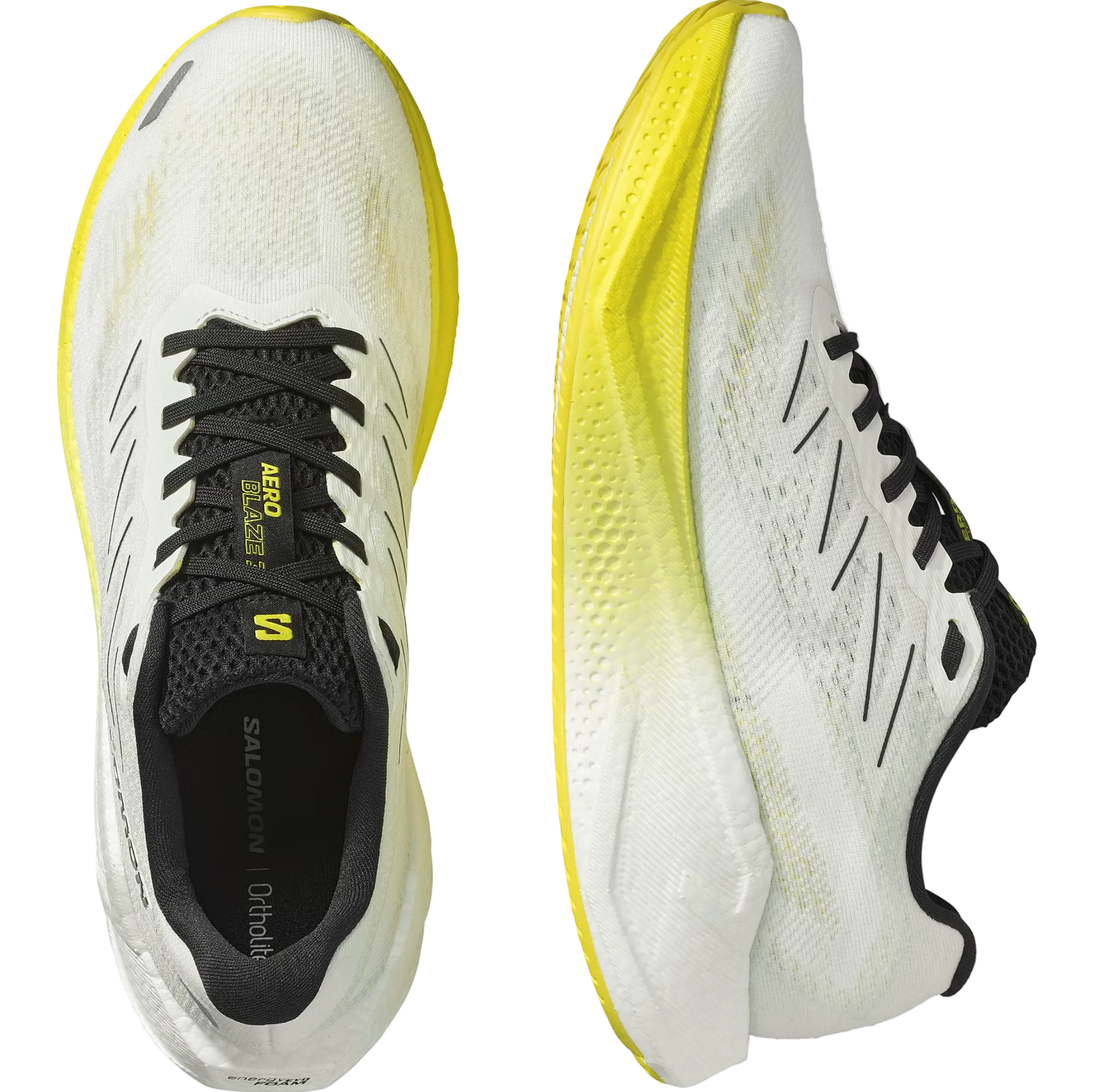SALOMON skor Aero Blaze 3 vit/svart/flammig gul