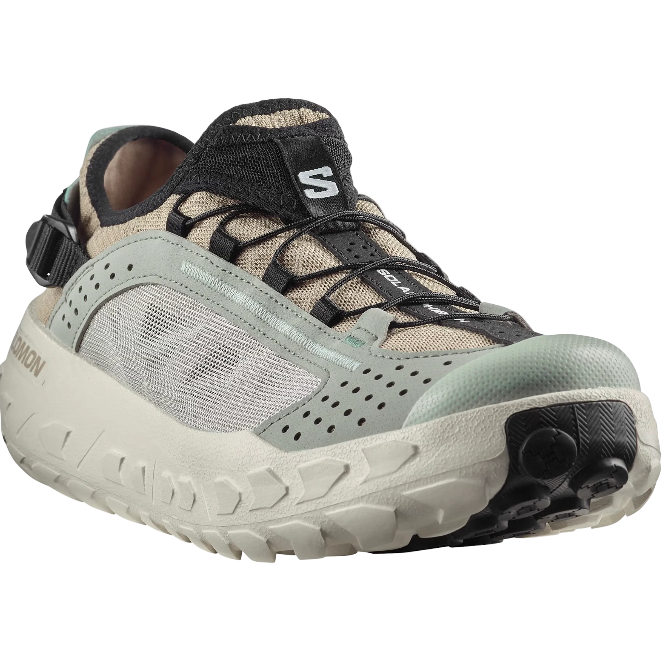 SALOMON skor Solamphibian desert tan/smidesjärn/klart aqua