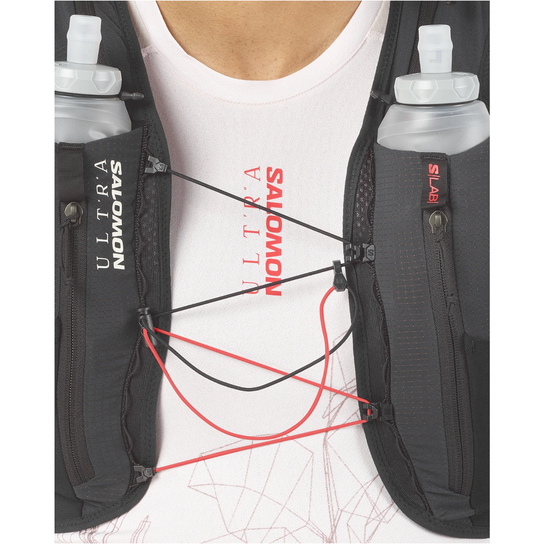 SALOMON väst med vätskesystem S/Lab Ultra 12 svart