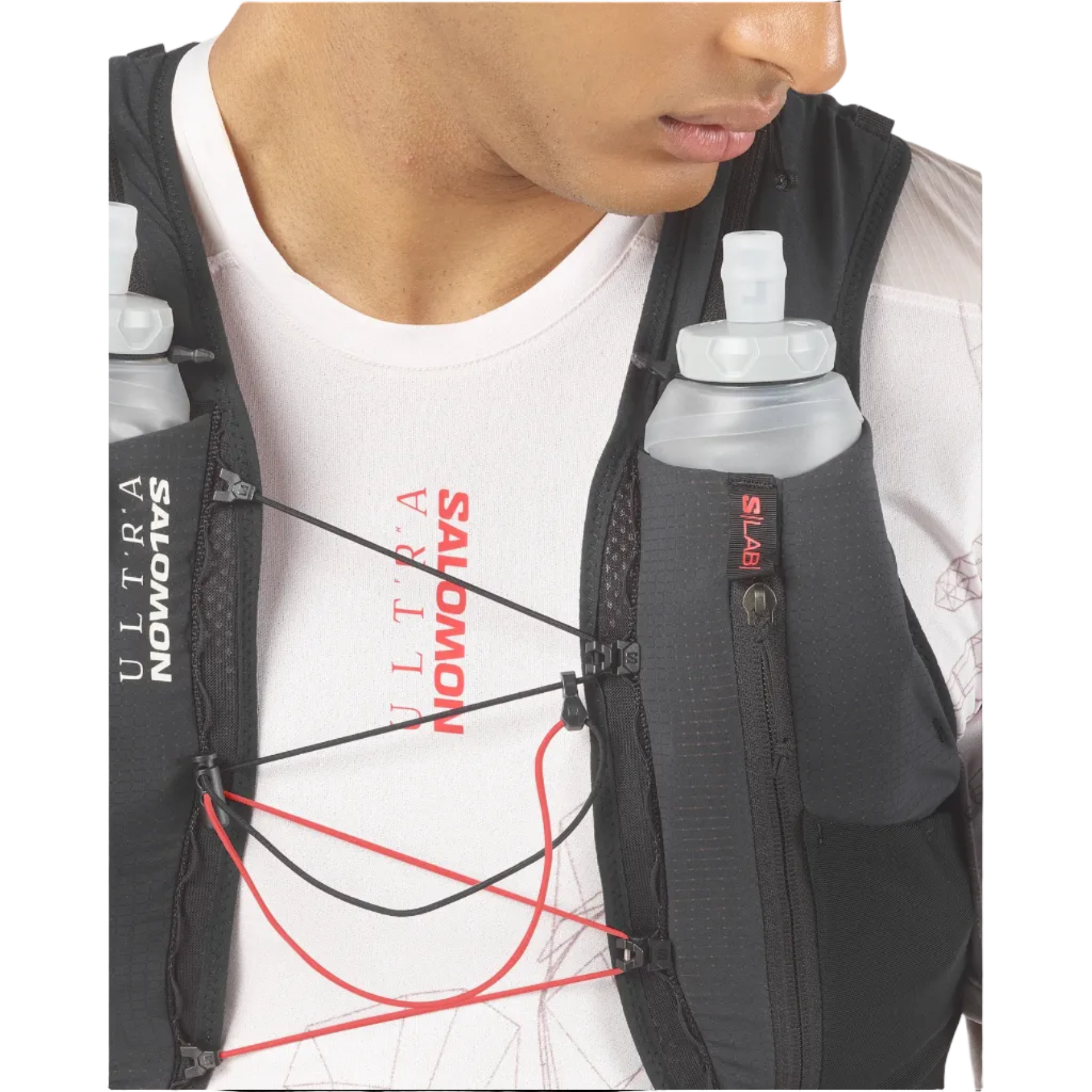 SALOMON väst med vätskesystem S/Lab Ultra 12 svart