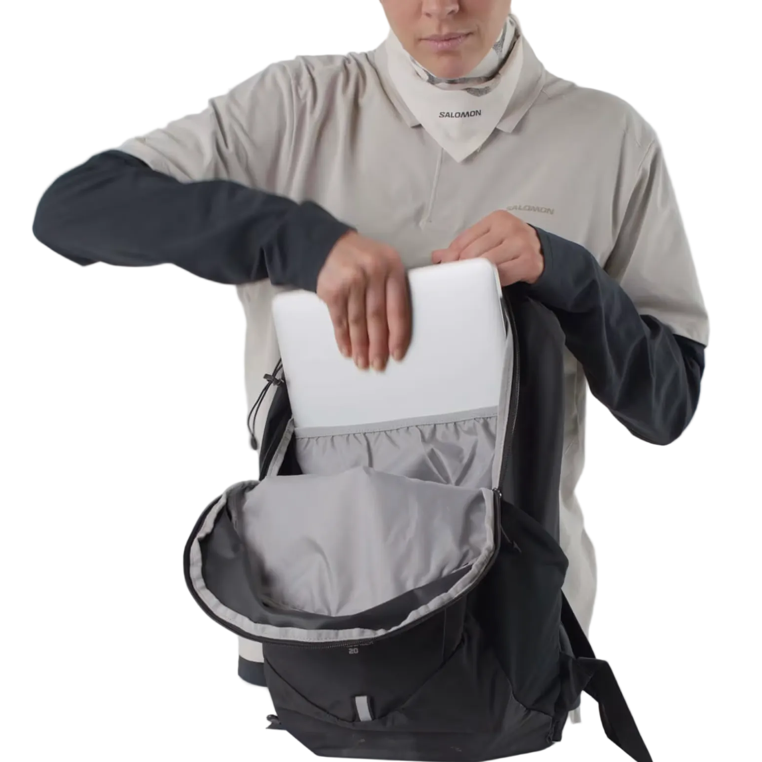 SALOMON ryggsäck Trailblazer 20 mustang/svart kaffe