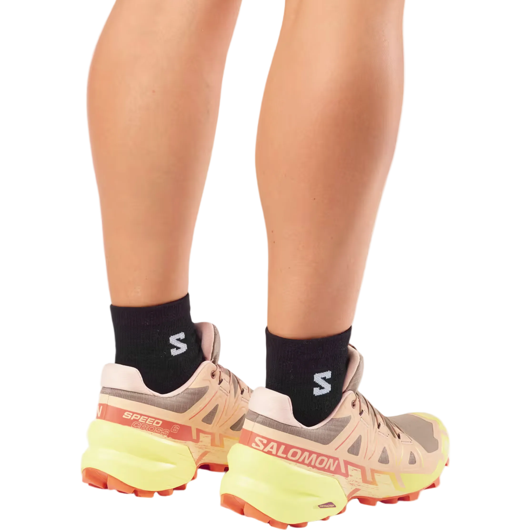 SALOMON skor Speedcross 6 W burro/sunny lime/almond cream