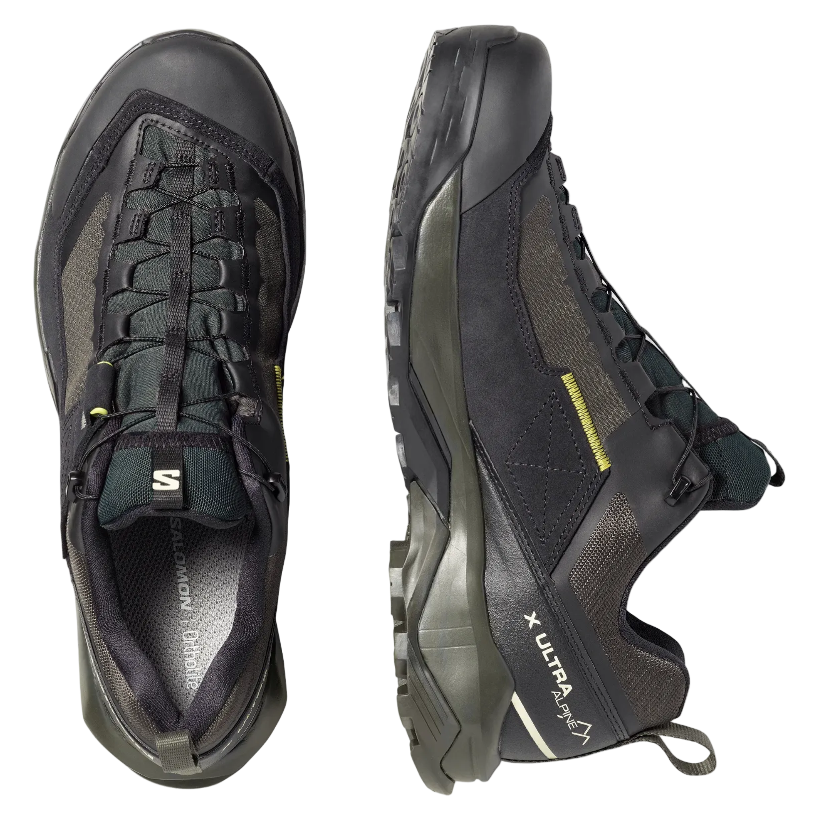 SALOMON-skor X Ultra Alpine GTX svart/torv/aspargusgrön
