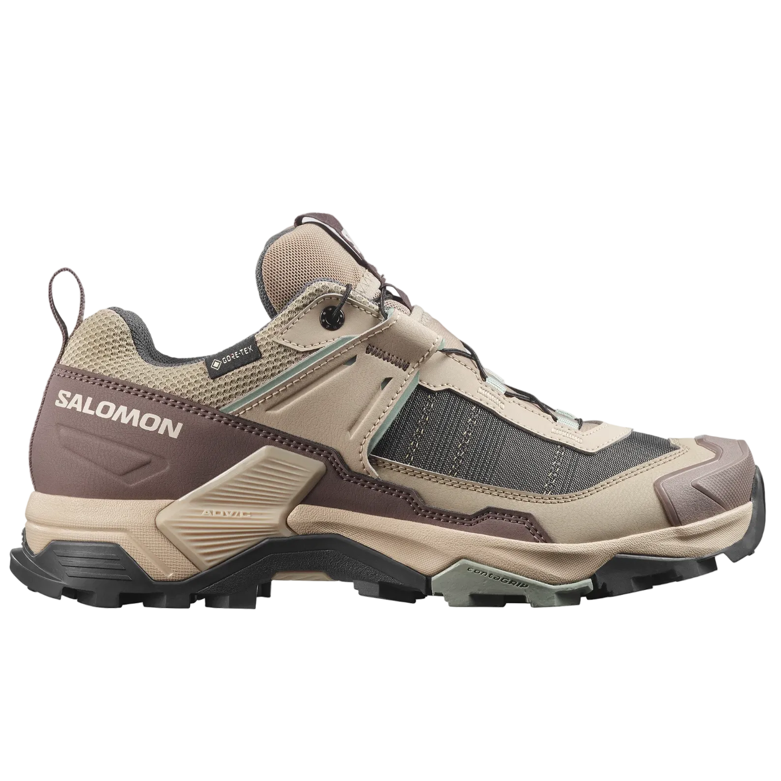 SALOMON shoes X Ultra 5 GTX W desert tan/white pepper/green milieu
