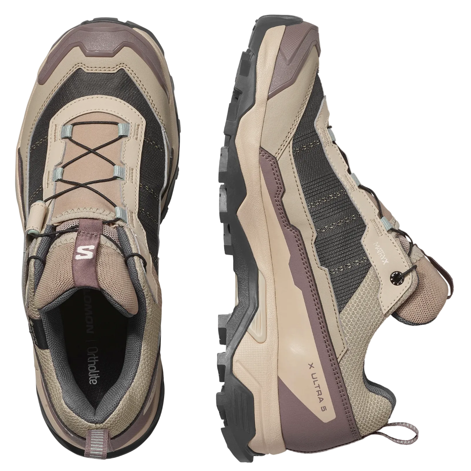 SALOMON shoes X Ultra 5 GTX W desert tan/white pepper/green milieu