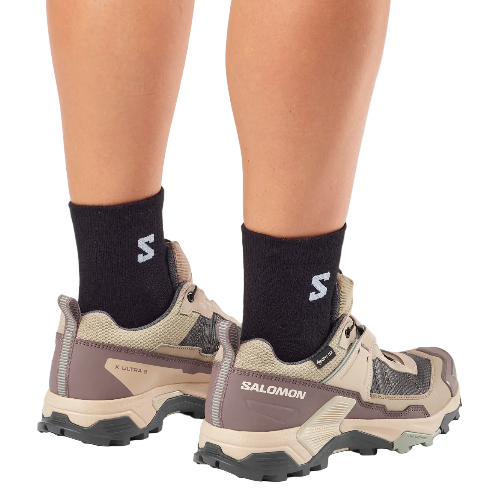 SALOMON shoes X Ultra 5 GTX W desert tan/white pepper/green milieu