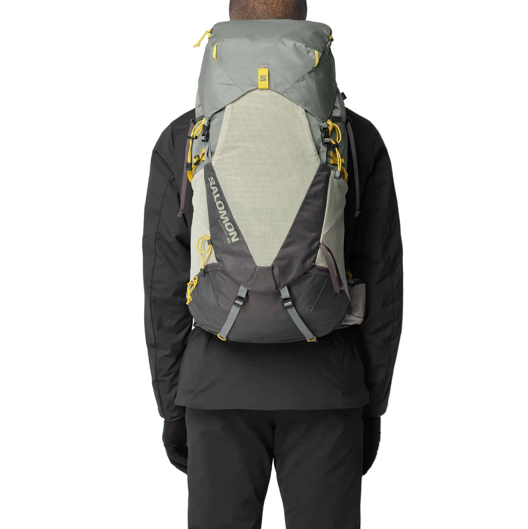 SALOMON backpack Aerotrek 40 sedona sage/seagrass/cress green