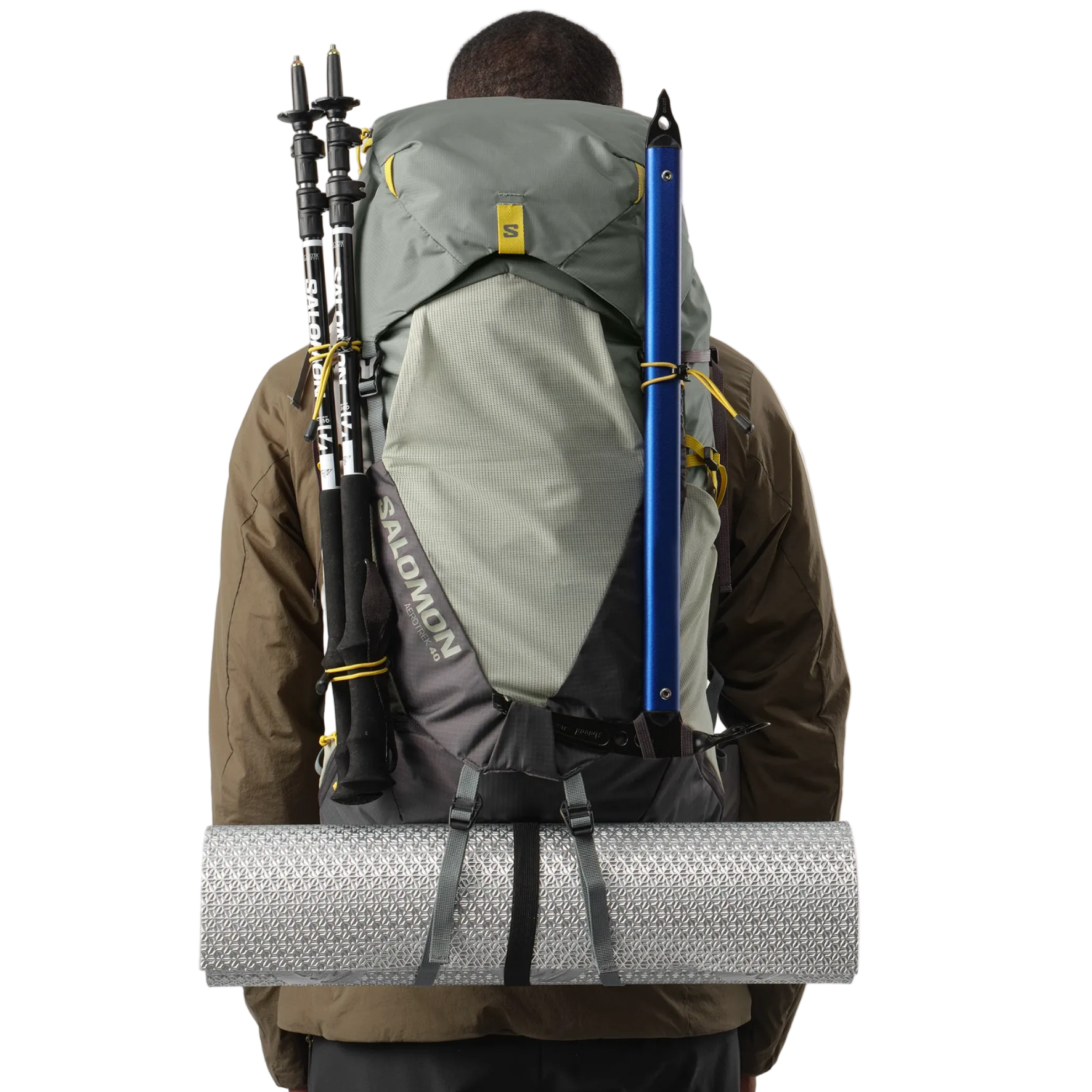 SALOMON backpack Aerotrek 40 sedona sage/seagrass/cress green