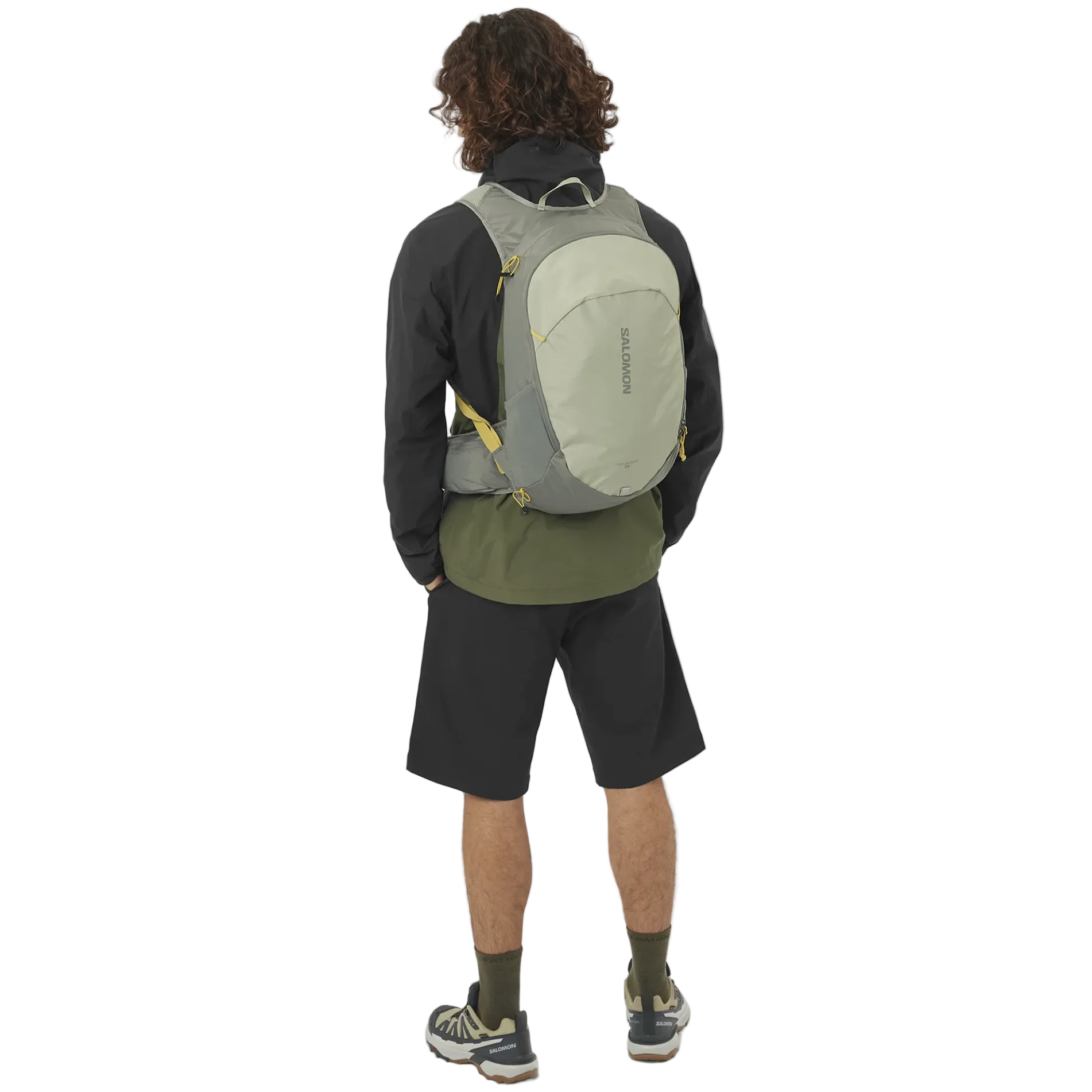 SALOMON backpack Trailblazer 20 sedona sage/seagrass/cress grey