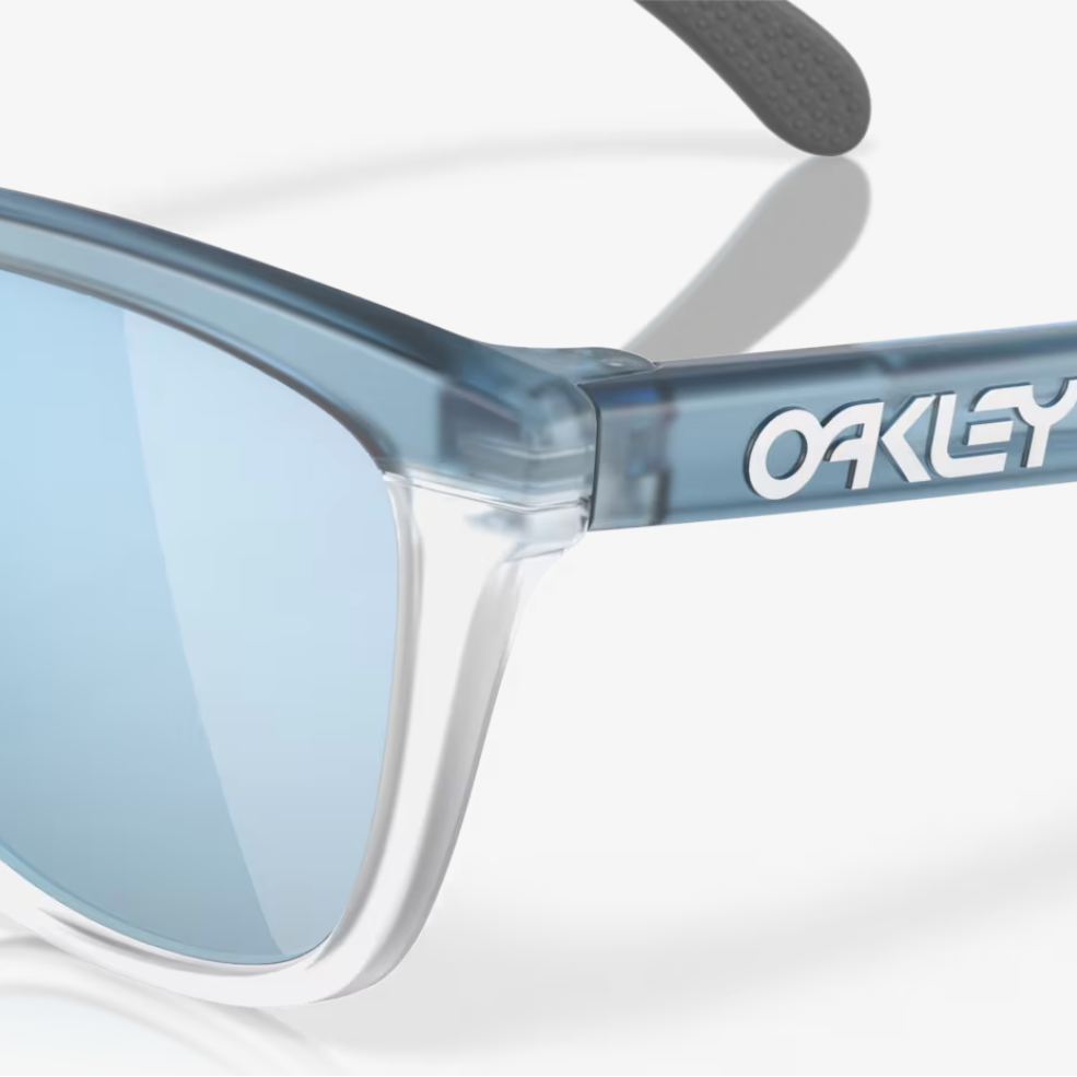 OAKLEY solglasögon Frogskins Range trans stonewash clear med Prizm Deep Water Polar