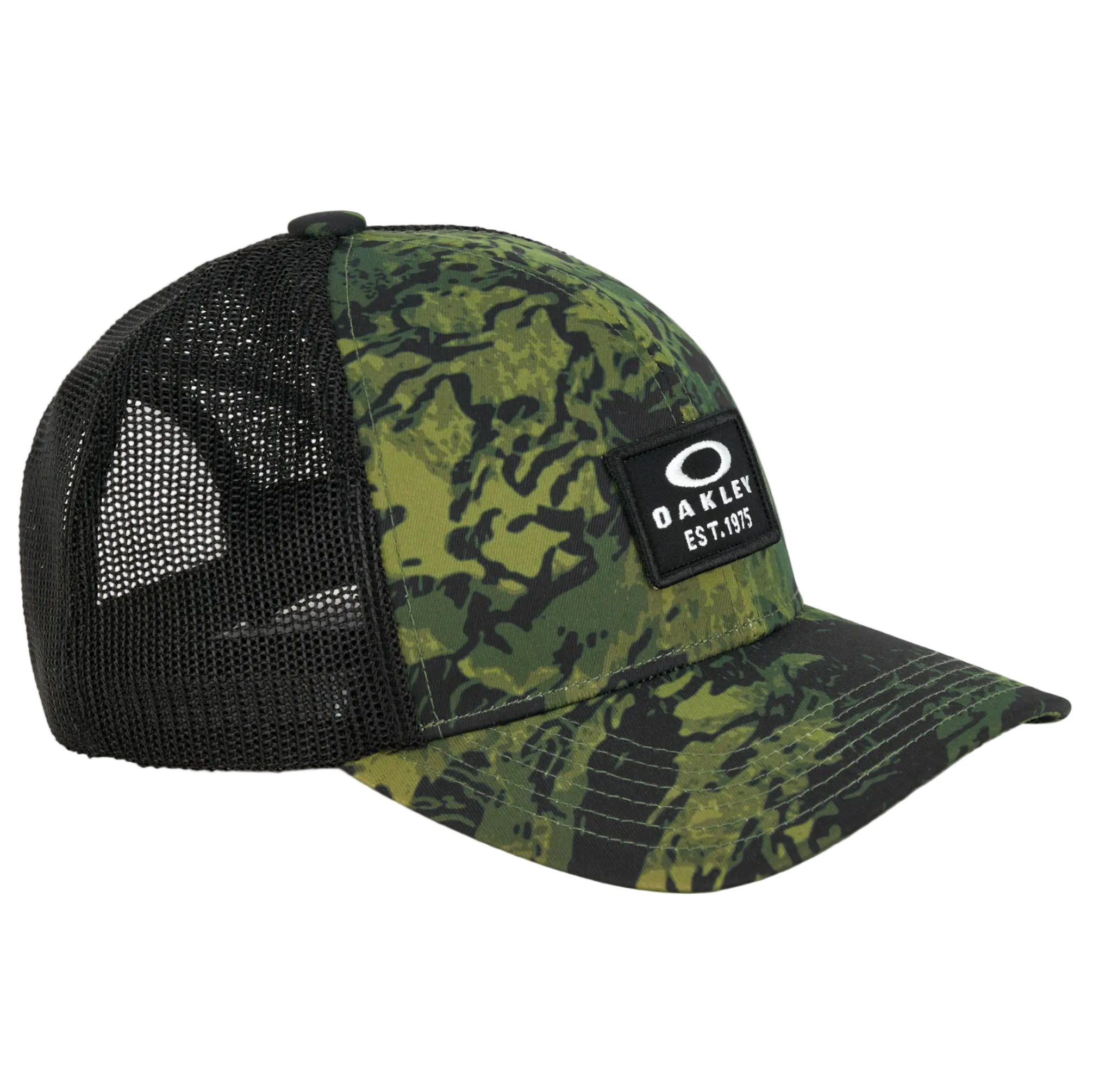 OAKLEY cap Patch Trucker tiger camo green