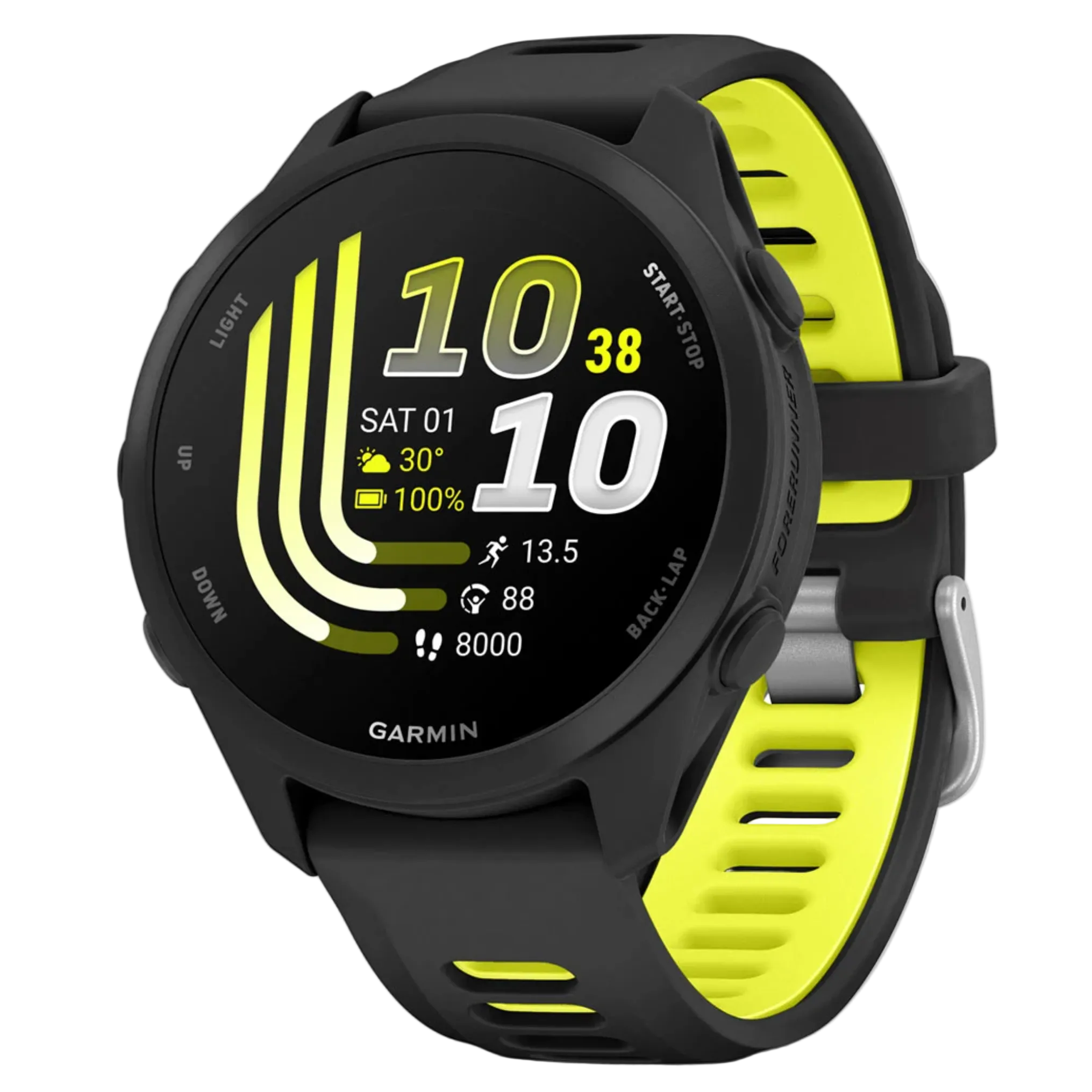 GARMIN Forerunner 170 43mm GPS black/amp yellow
