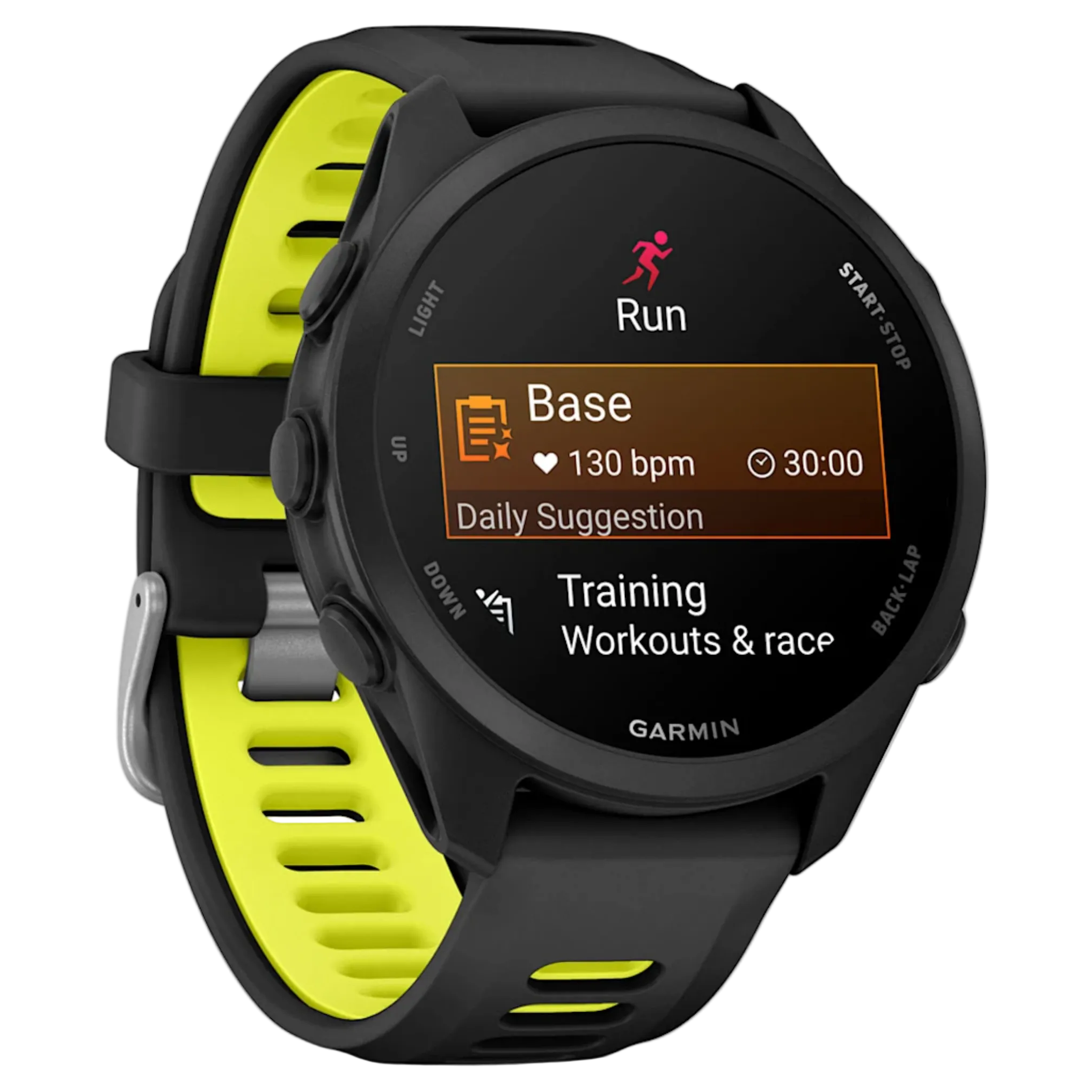 GARMIN Forerunner 170 43mm GPS svart/gul