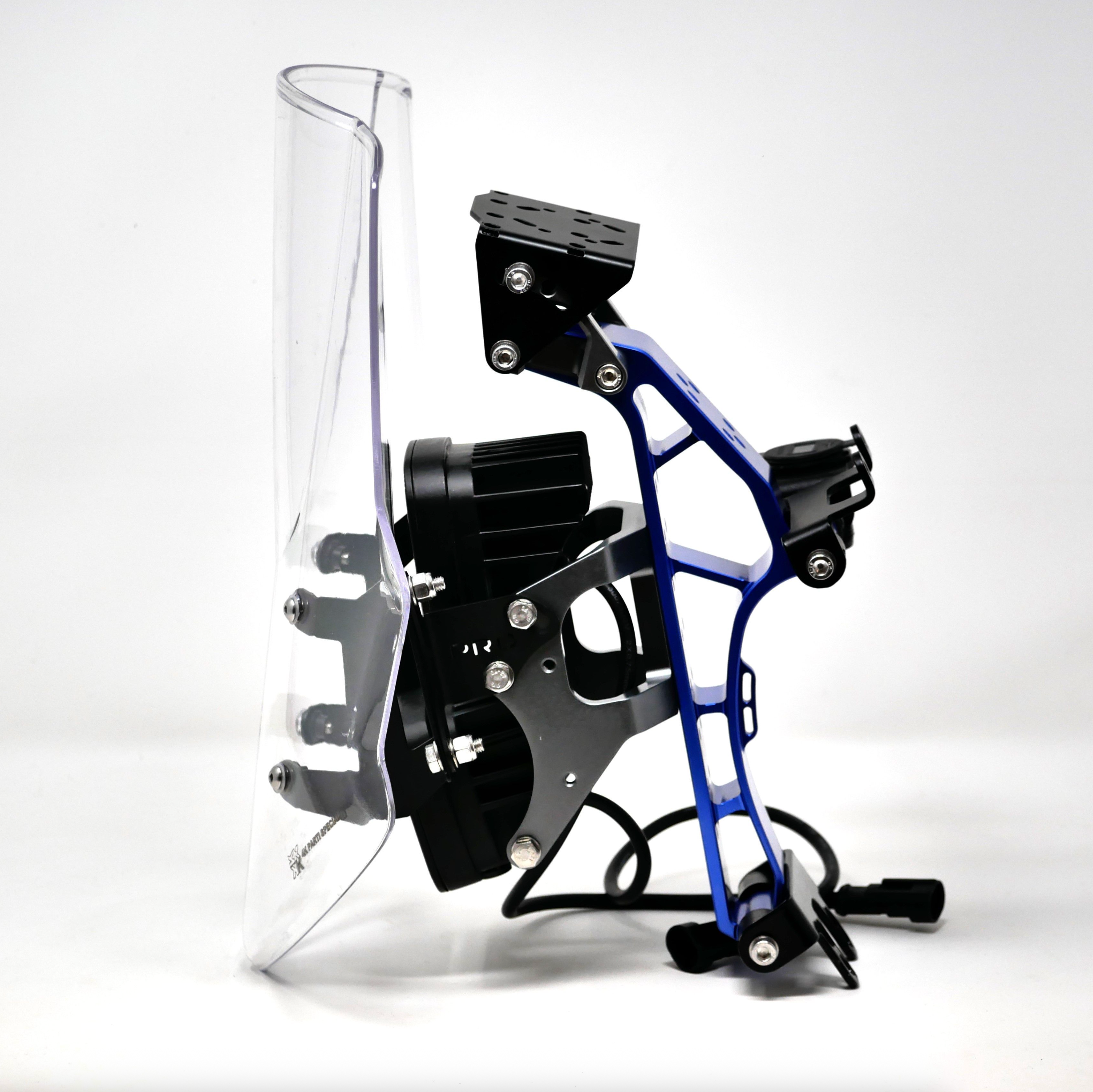 4K Rally CNC Navigation Tower Kit TE/FE '14-'26 w/Led light '20-'24