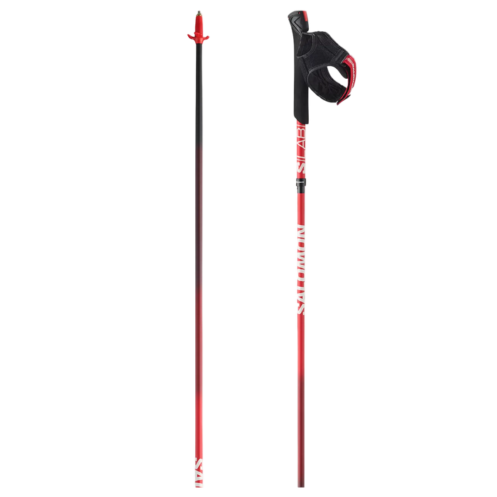 SALOMON S/Lab Ultra Carbon vandringsstavar eldröd/svart