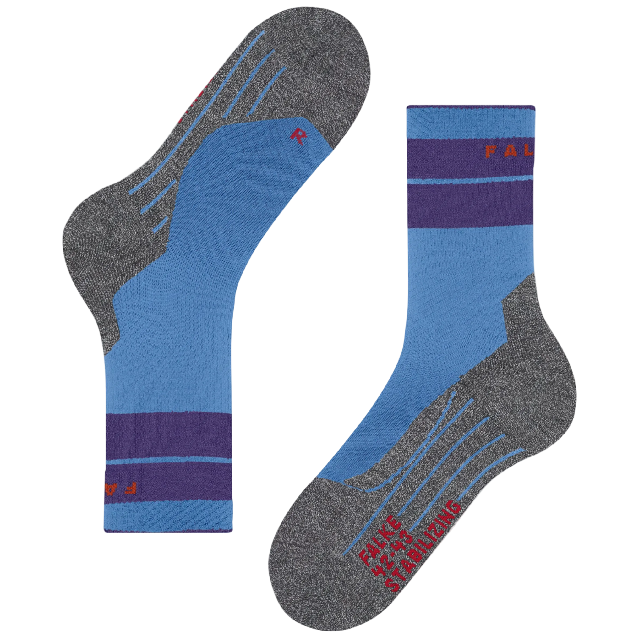 FALKE strumpor TK COMPRESSION blå/lila
