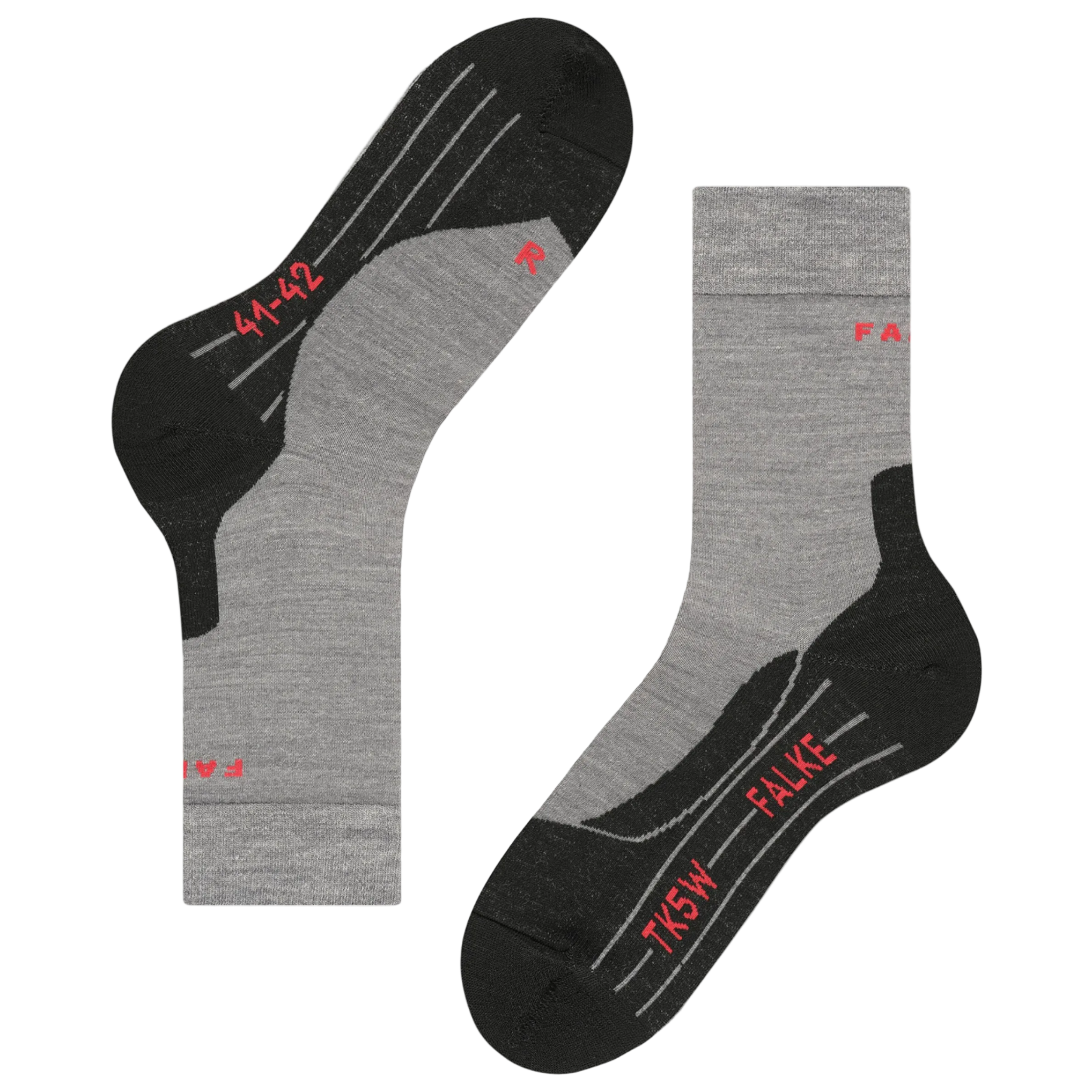 FALKE socks TK5 Wander light grey