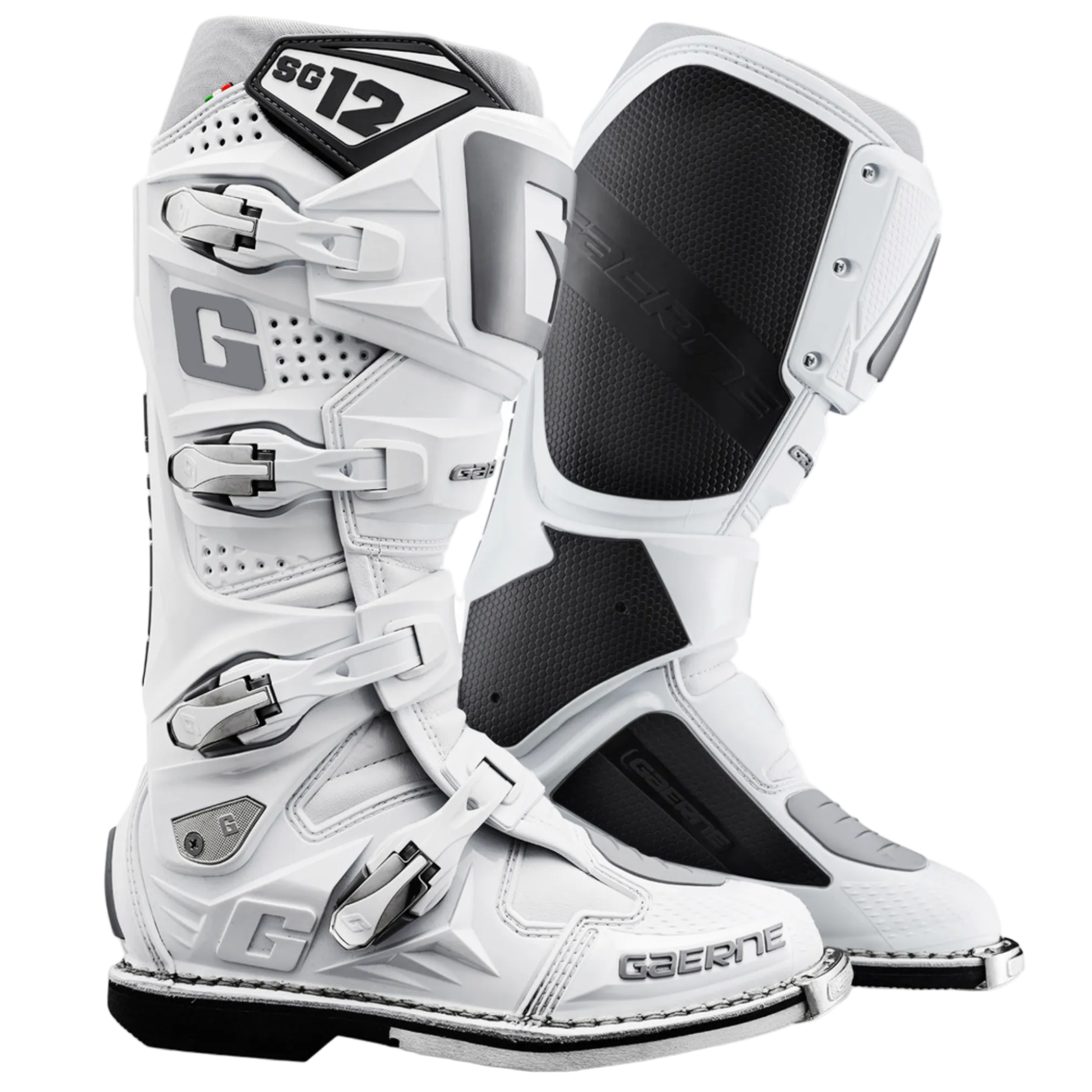 GAERNE boots SG 12 white/grey