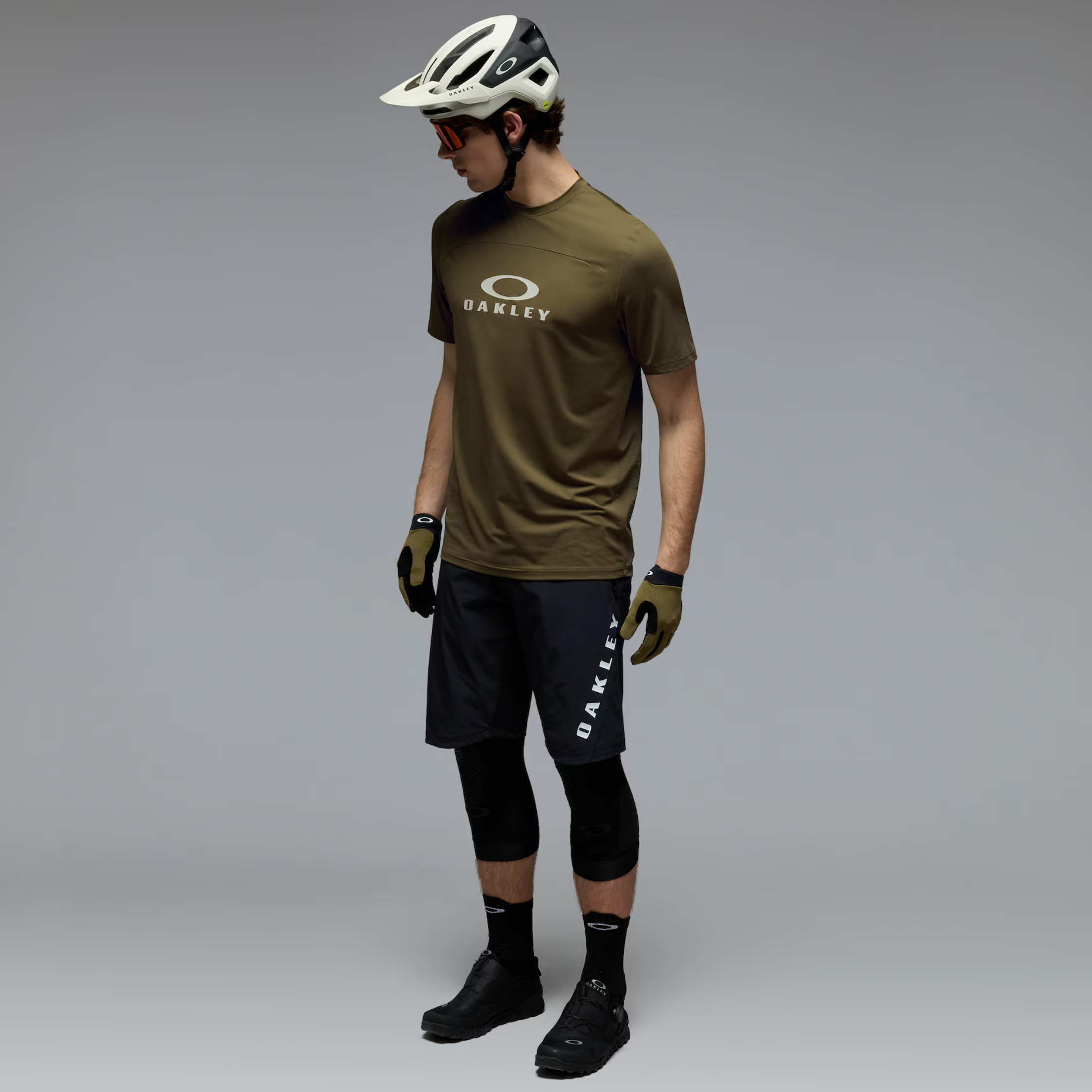 OAKLEY T-shirt Free Ride RC SS Jersey army green