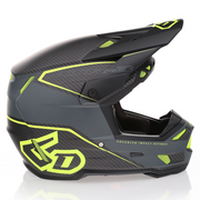 6D ATR-3 Zone FIM Matt yellow helmet