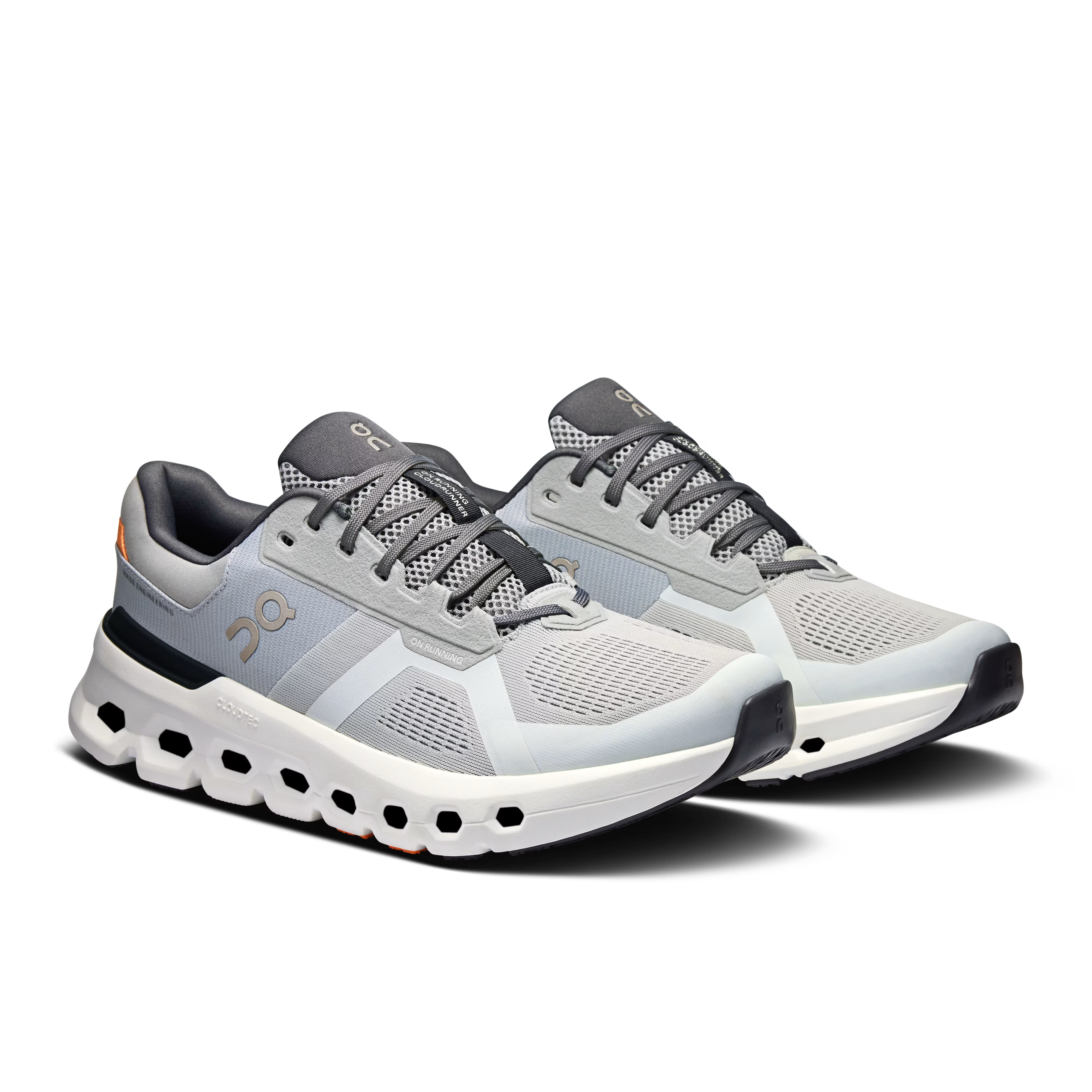 ON apavi Cloudrunner 2 Wide grey/white/orange