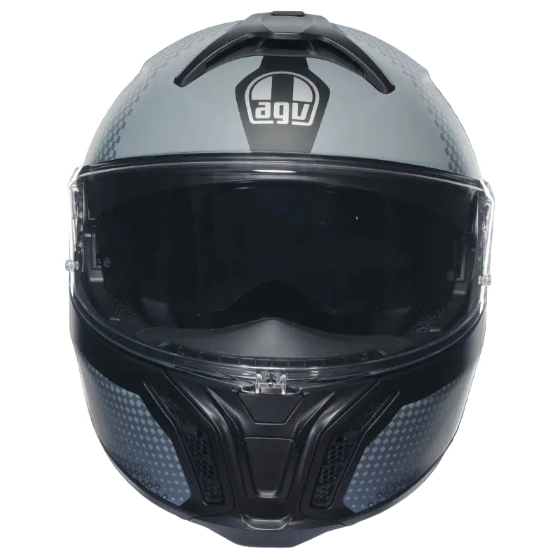AGV hjälm Tourmodular Textour matt svart/grå