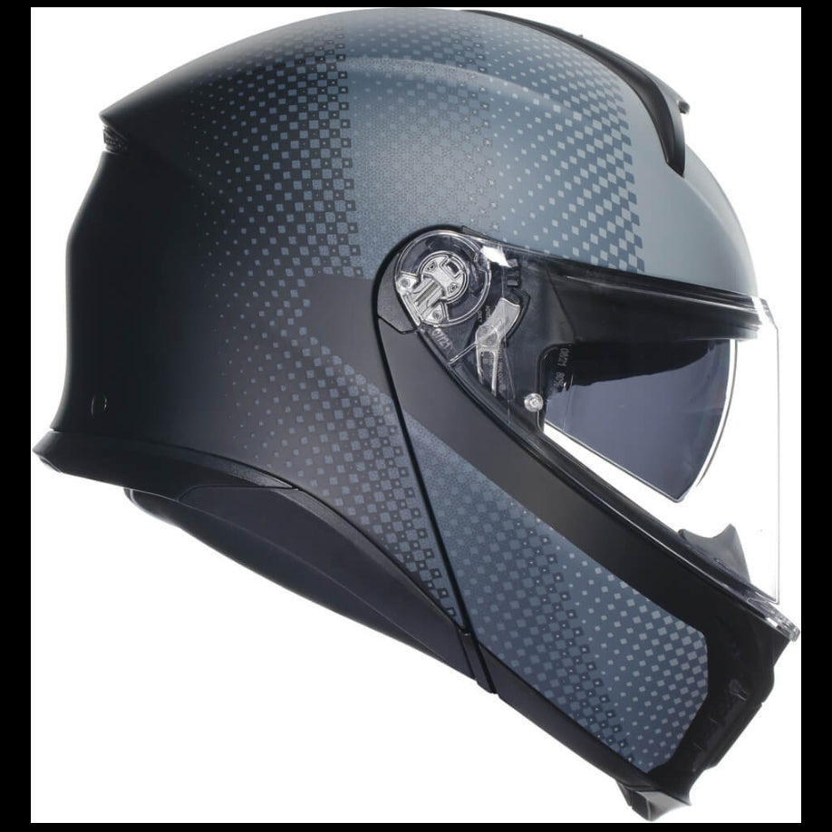 AGV hjälm Tourmodular Textour matt svart/grå