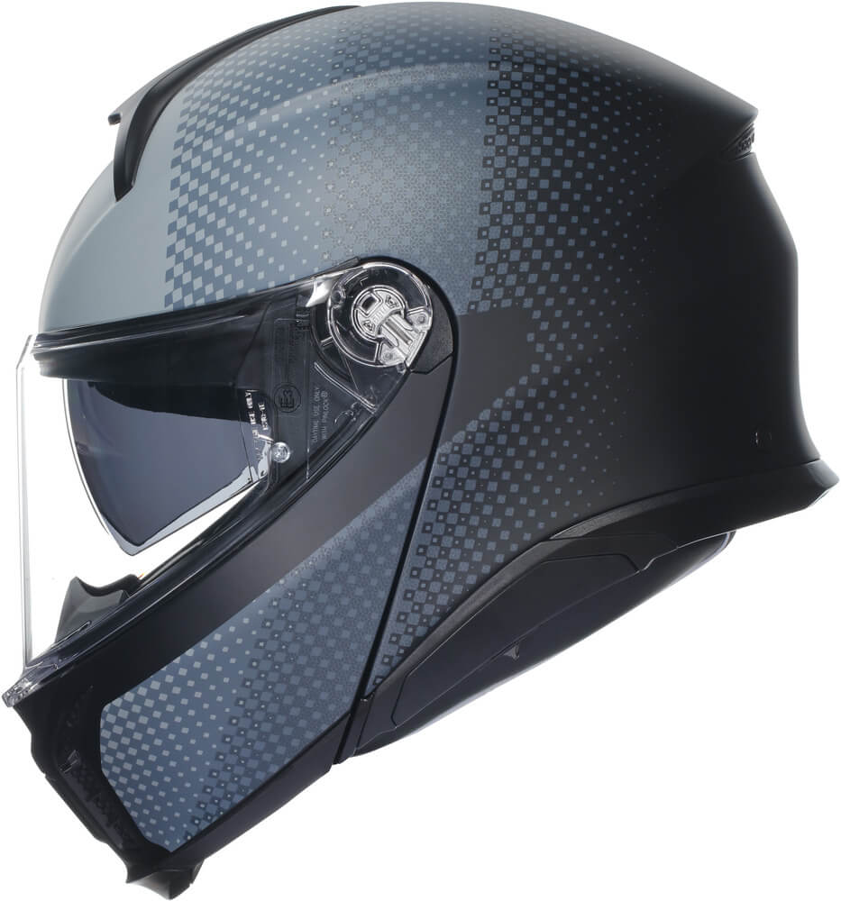 AGV hjälm Tourmodular Textour matt svart/grå