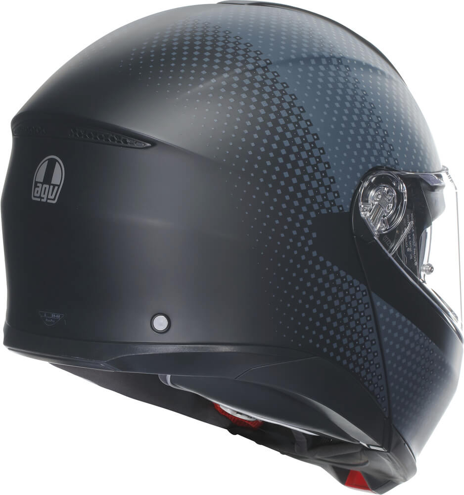 AGV hjälm Tourmodular Textour matt svart/grå