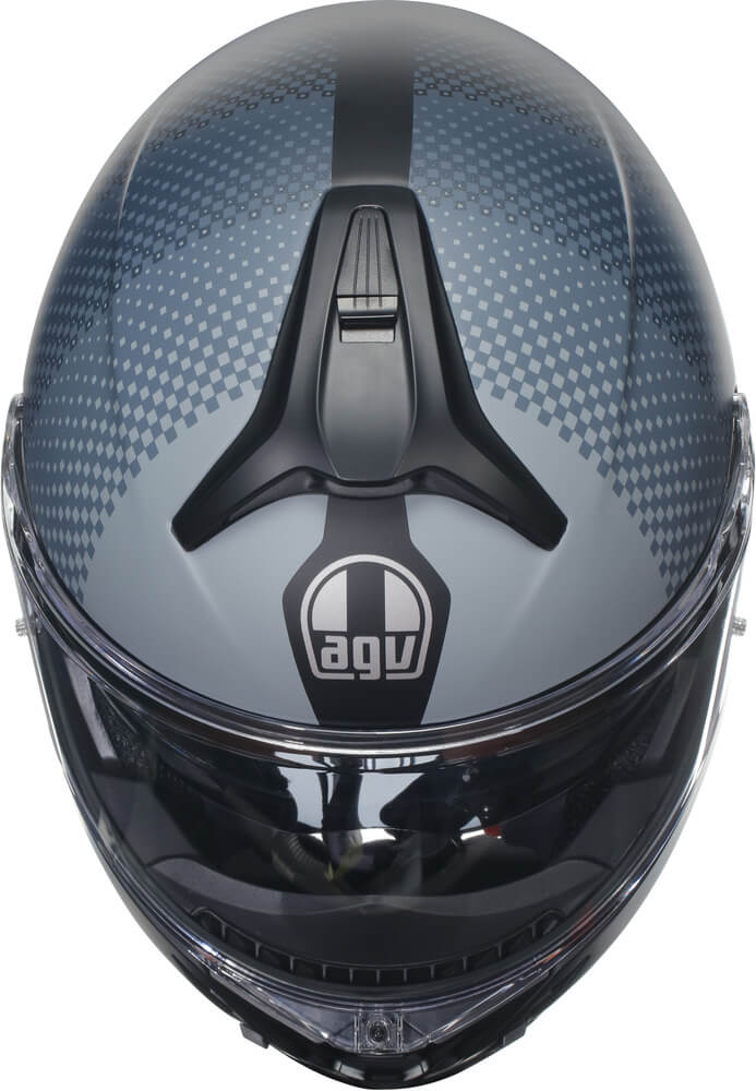AGV hjälm Tourmodular Textour matt svart/grå