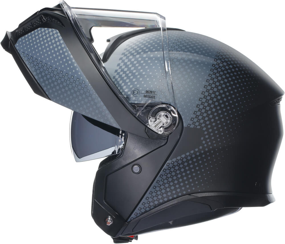 AGV hjälm Tourmodular Textour matt svart/grå