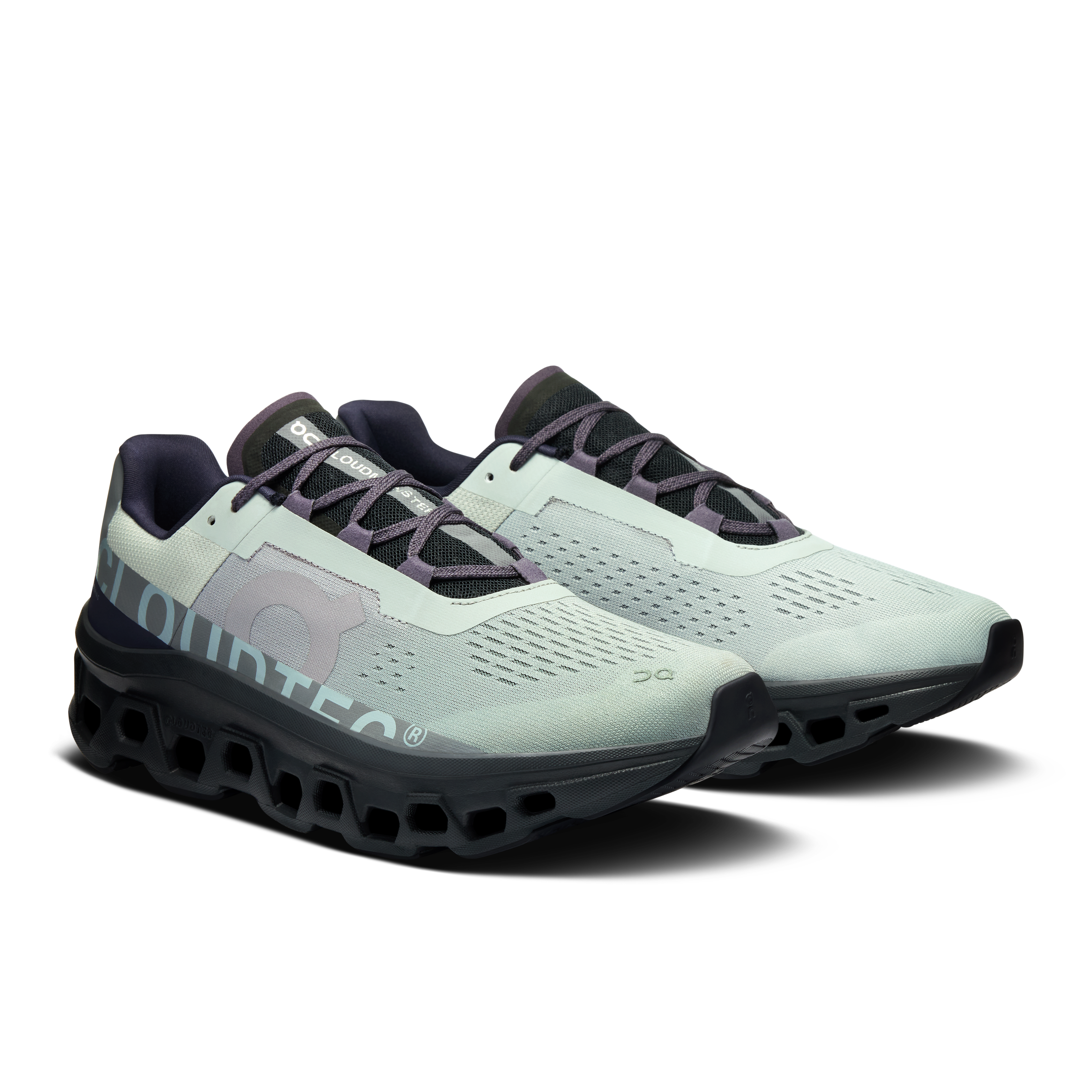 ON apavi Cloudmonster grey/dark grey/black