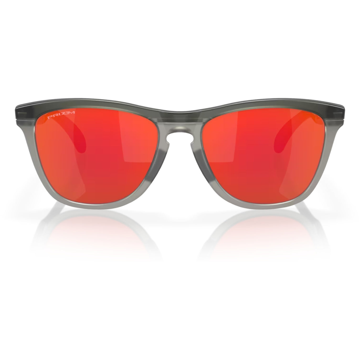 OAKLEY akiniai nuo saulės Frogskins Range matinis pilkas dūmas su priziniu rubinu