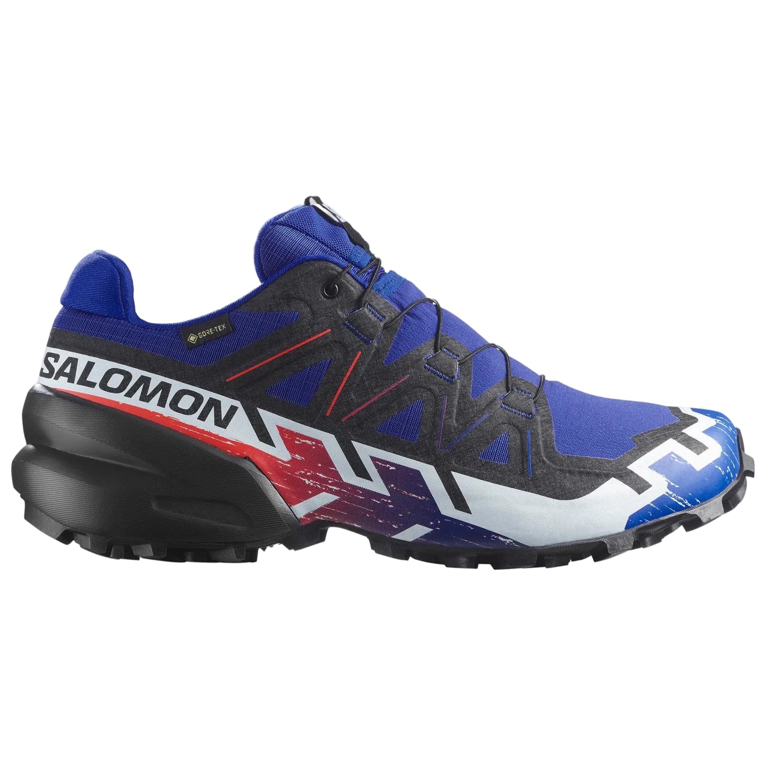 SALOMON shoes Speedcross 6 GTX Equipe surf the web/fiery red/white